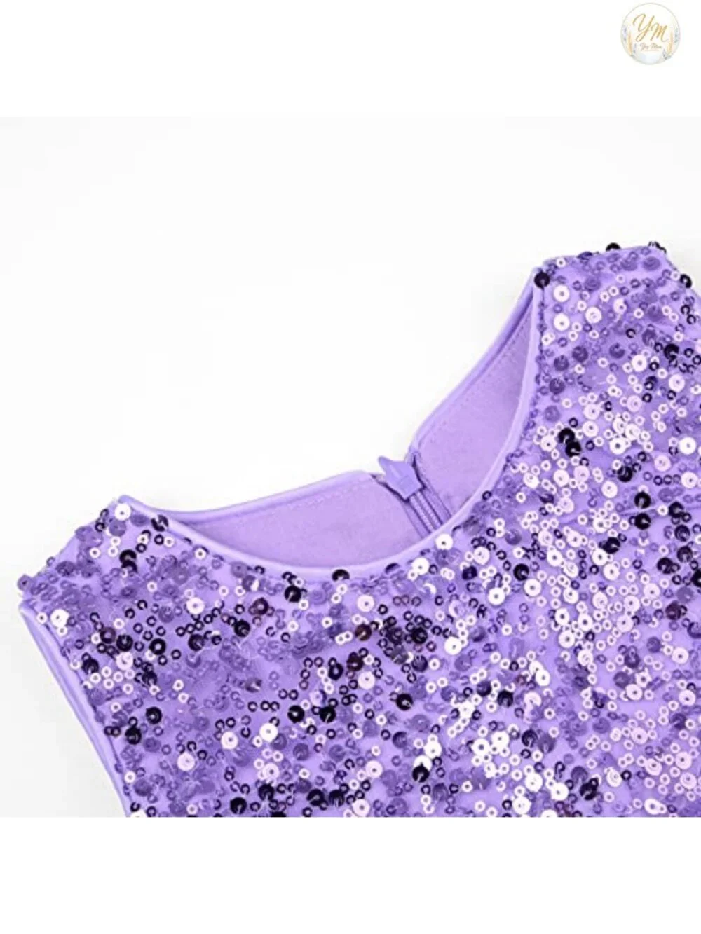 Little Girl's Sequin Sleeveless Mesh Rainbow Dress Wedding Party
